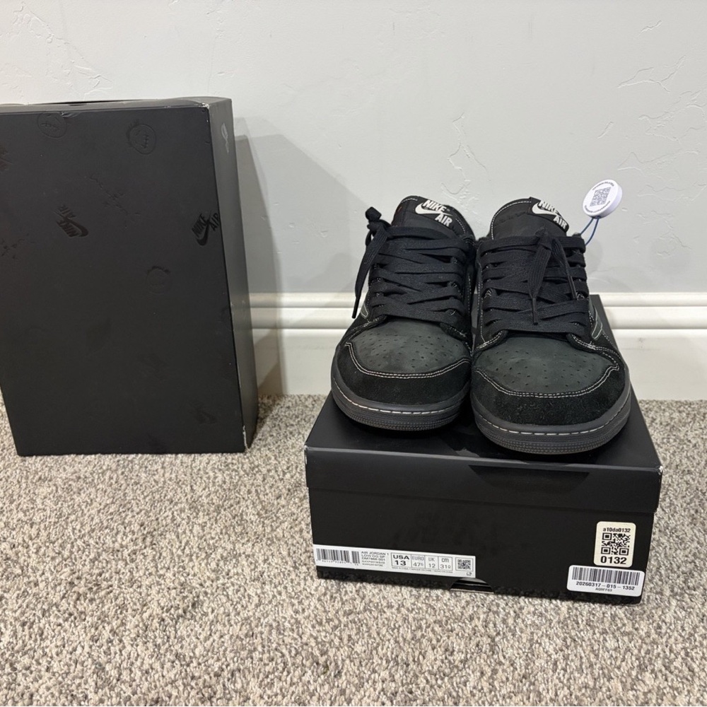 Jordan 1 Retro Low OG SP x Travis Scott Black Phantom - Picture 5 of 7